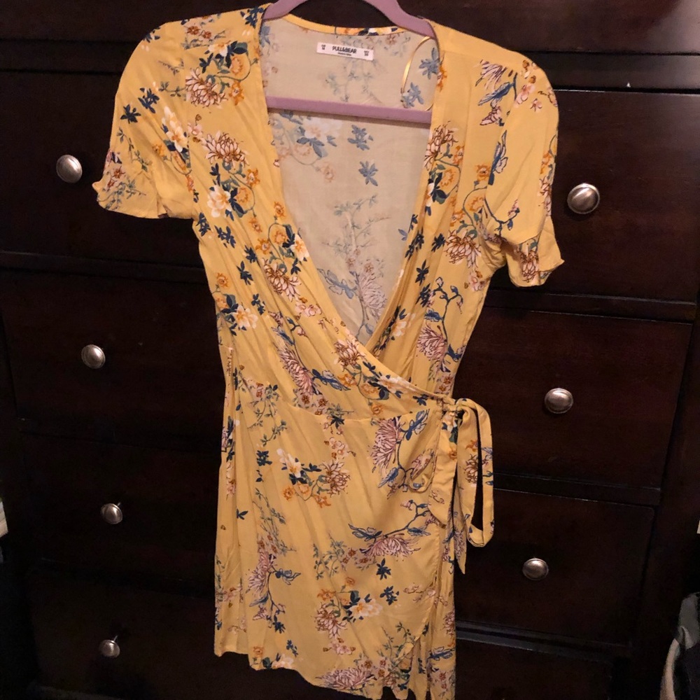 Pull& Bear Wrap Dress
